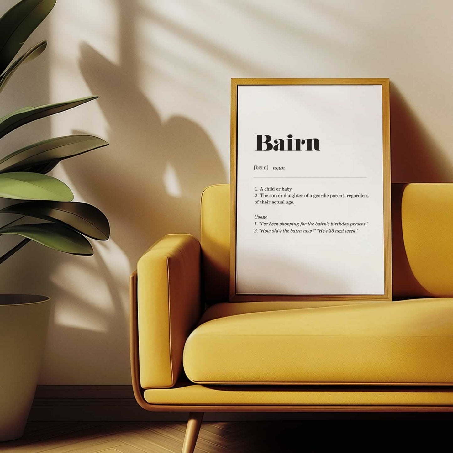 Bairn Geordie Definition Artwork