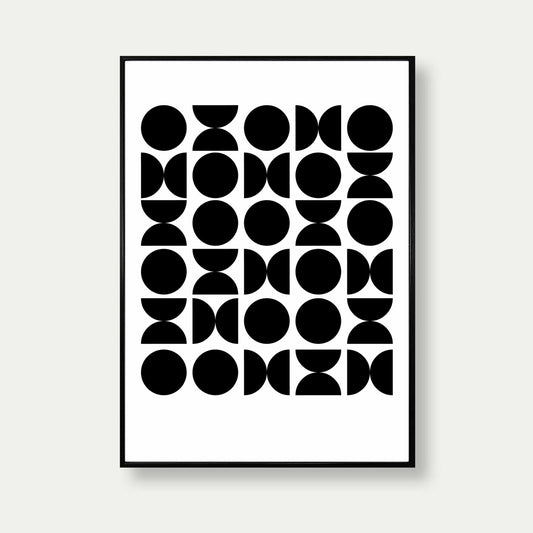 Bauhaus Print Circles No.1 Artwork