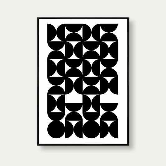 Bauhaus Print Circles No.2 Artwork