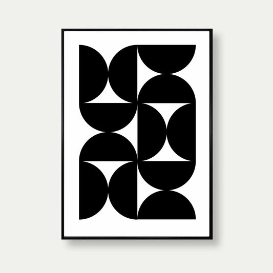 Bauhaus Print Circles No.3 Artwork
