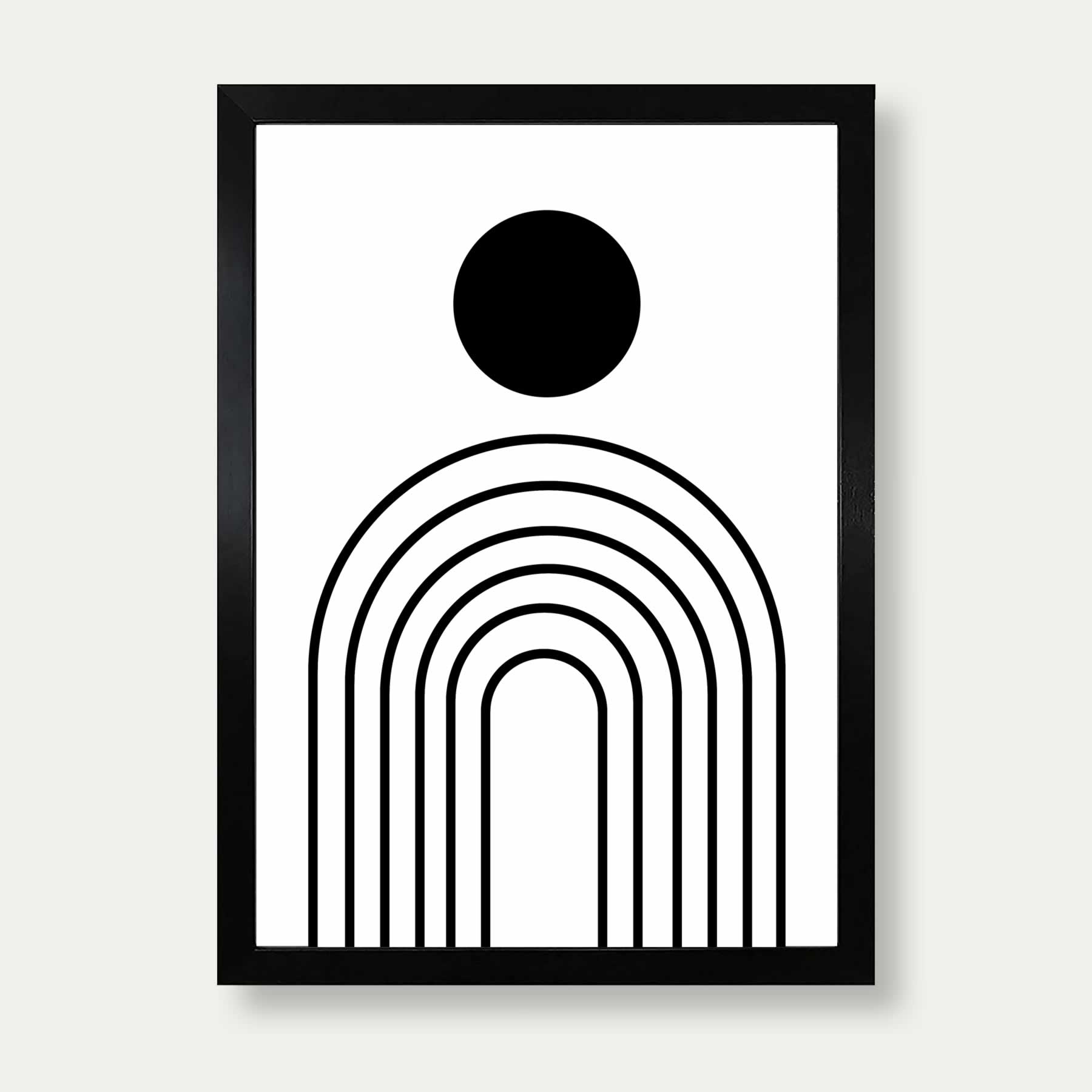 Bauhaus Print Circles No.7