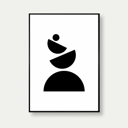 Bauhaus Print Circles No.8 Artwork