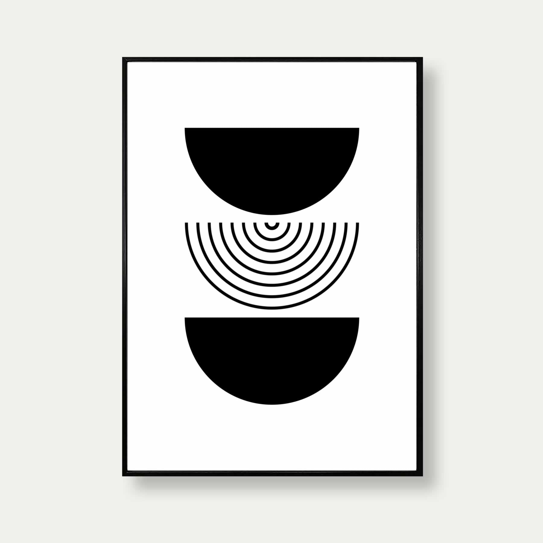 Bauhaus Print Circles No.9 Artwork