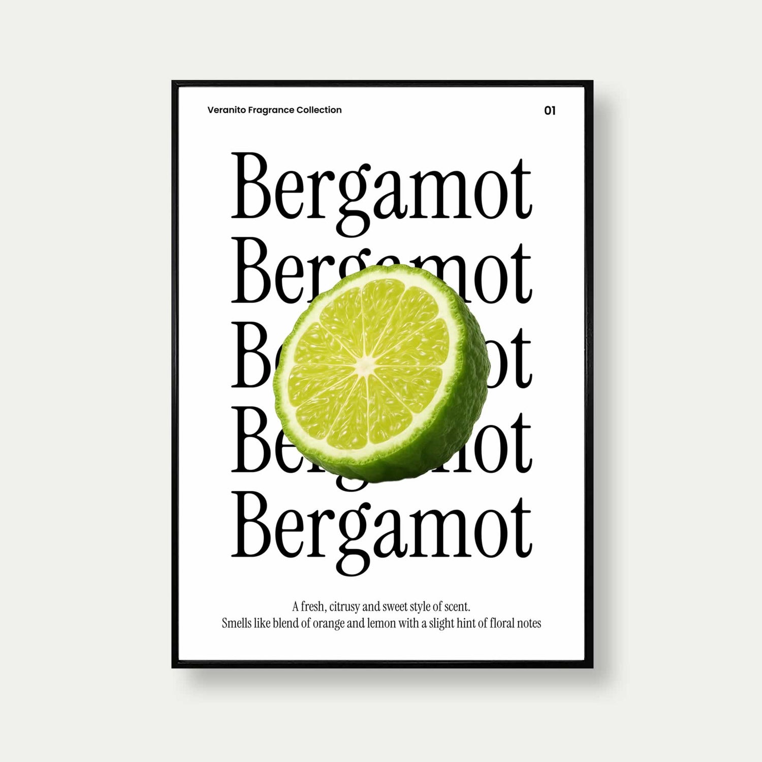 Bergamot Fragrance Poster Print