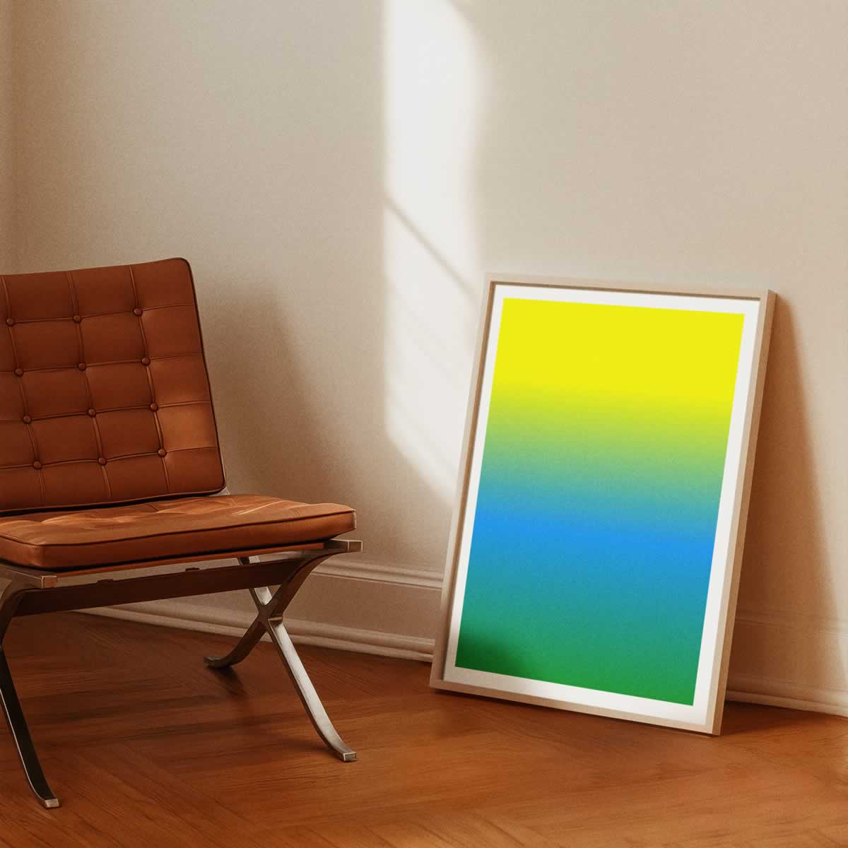 Brazil Gradient Colours Wall Art