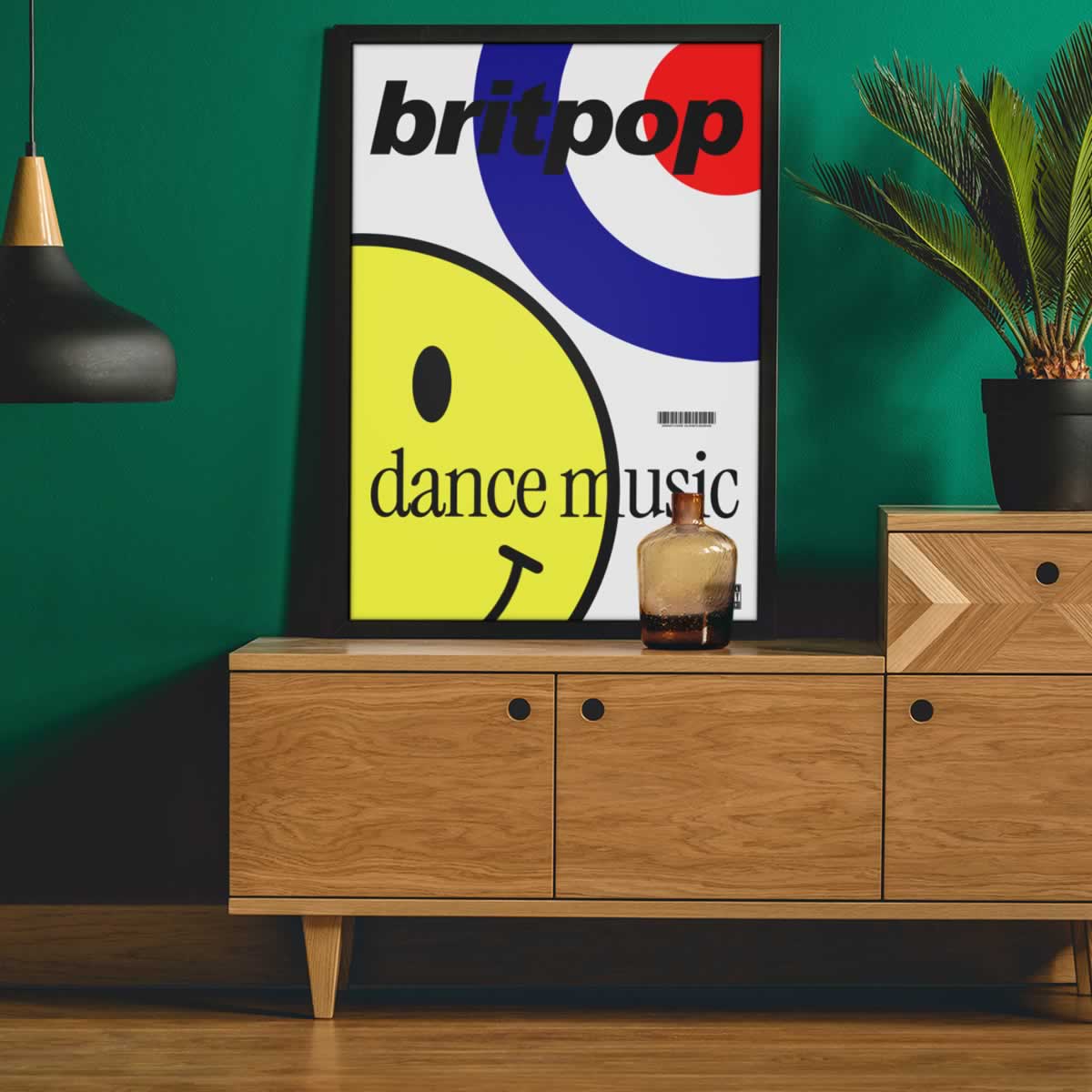 Brit Pop And Dance Music Print For Living Room