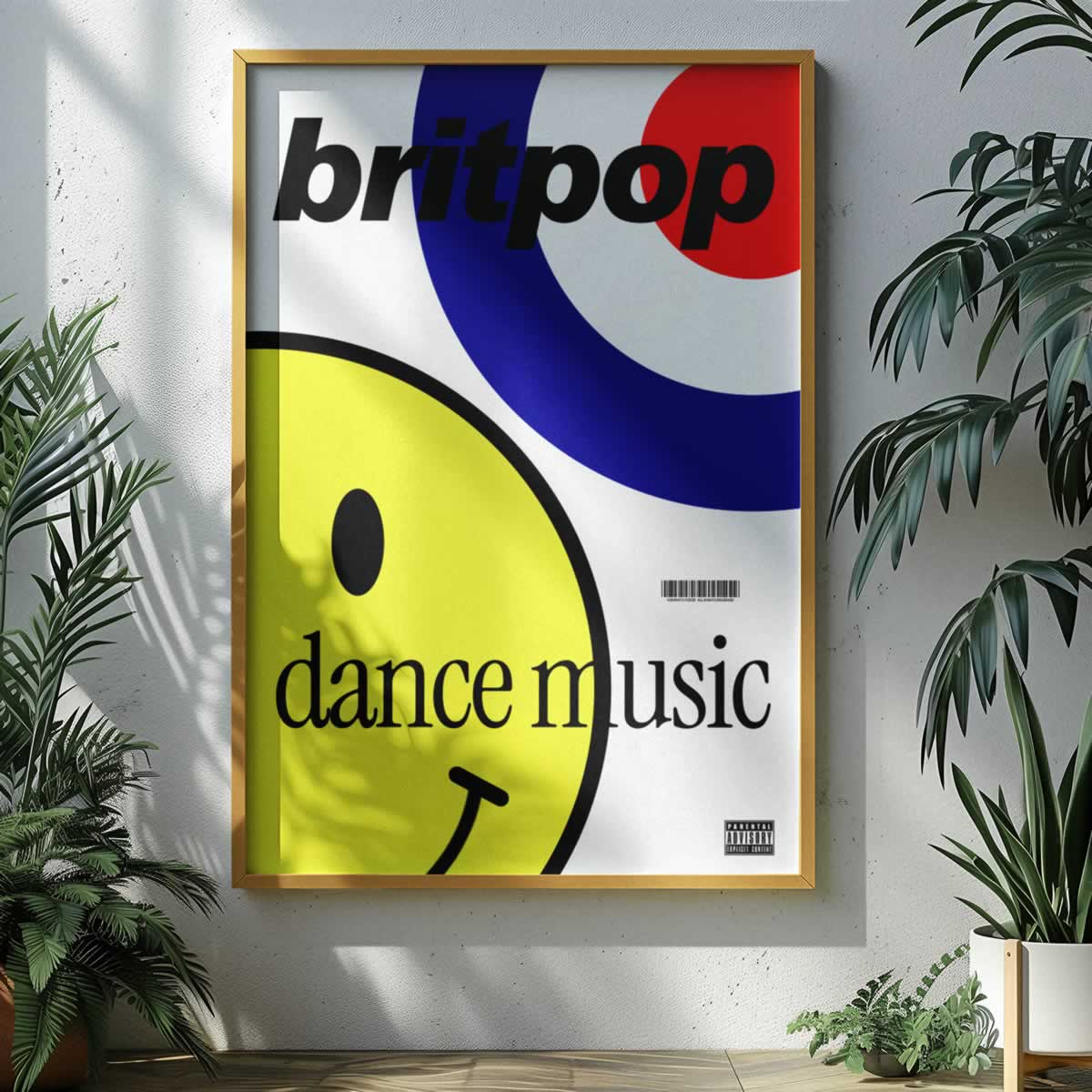 Brit Pop And Dance Music Poster