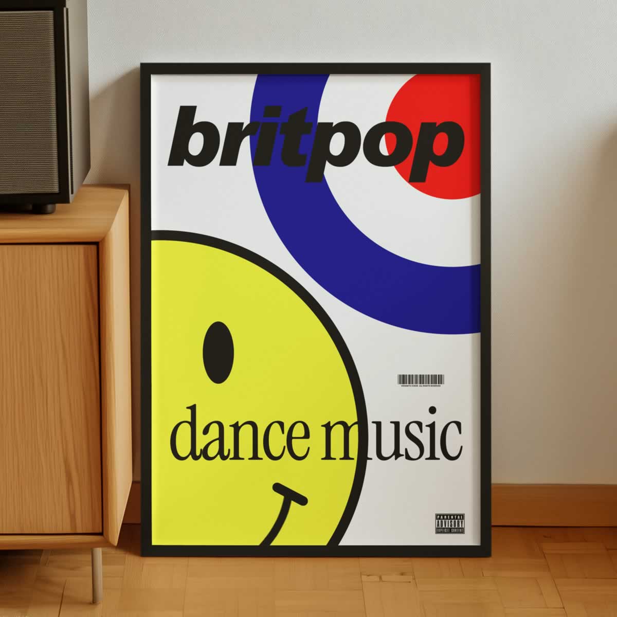 Brit Pop And Dance Music Retro Print