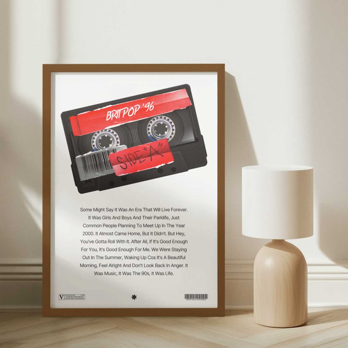 Britpop Music Story Art Print For The Living Room