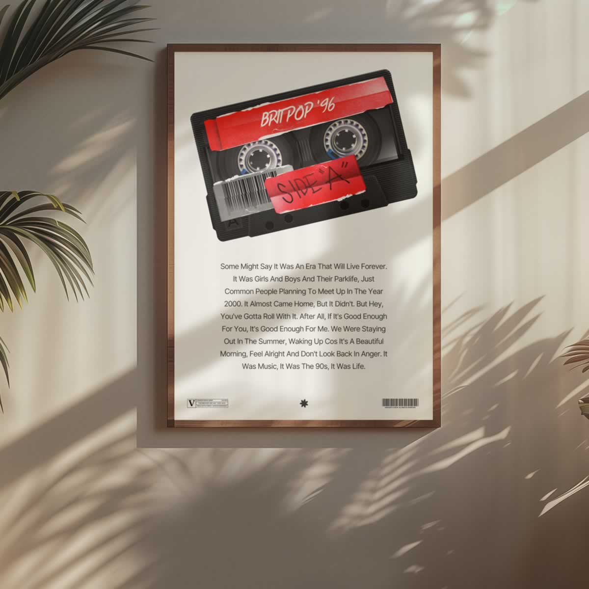 Britpop Music Story Poster Print