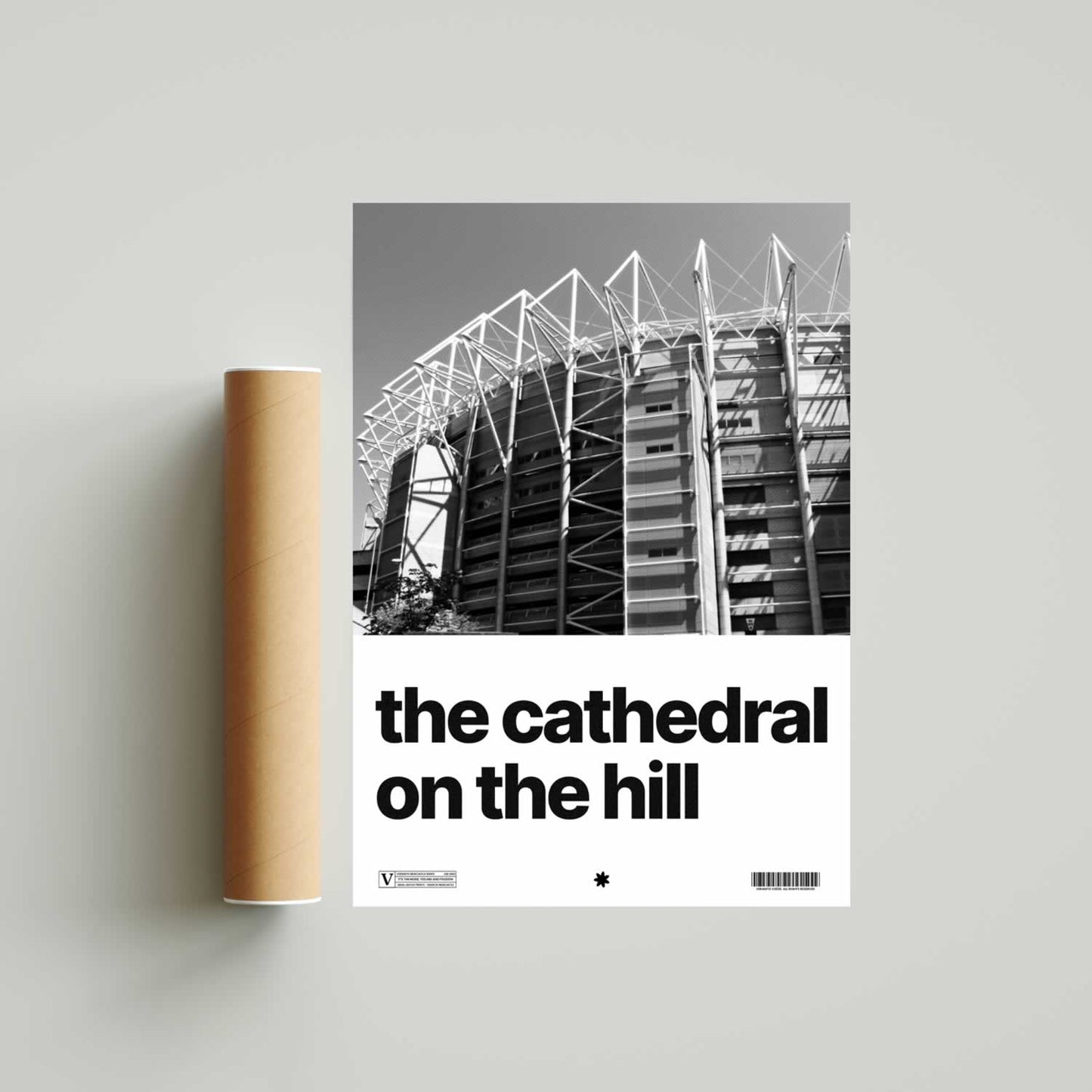 The Cathedral On The Hill Newcastle Print