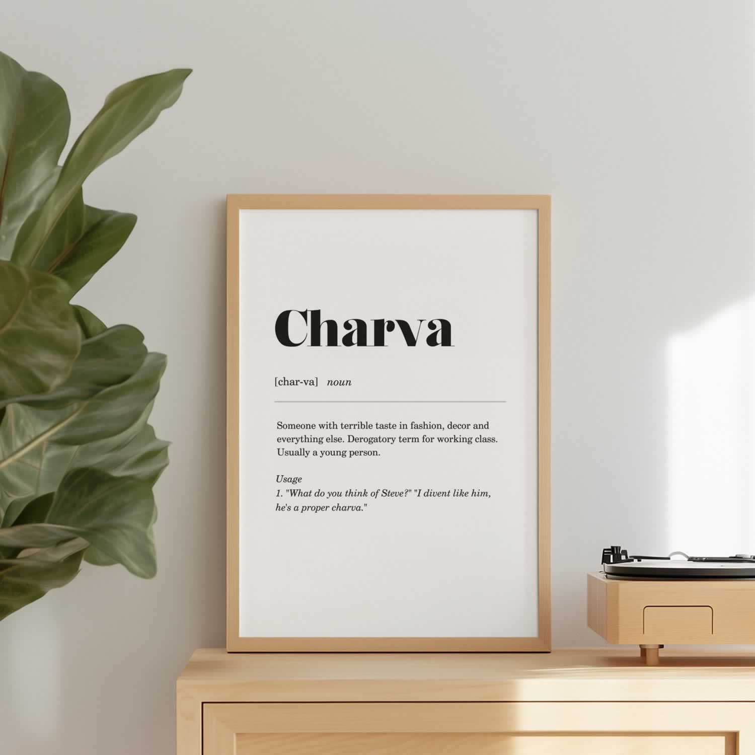 Charva Geordie Definition Wall Art