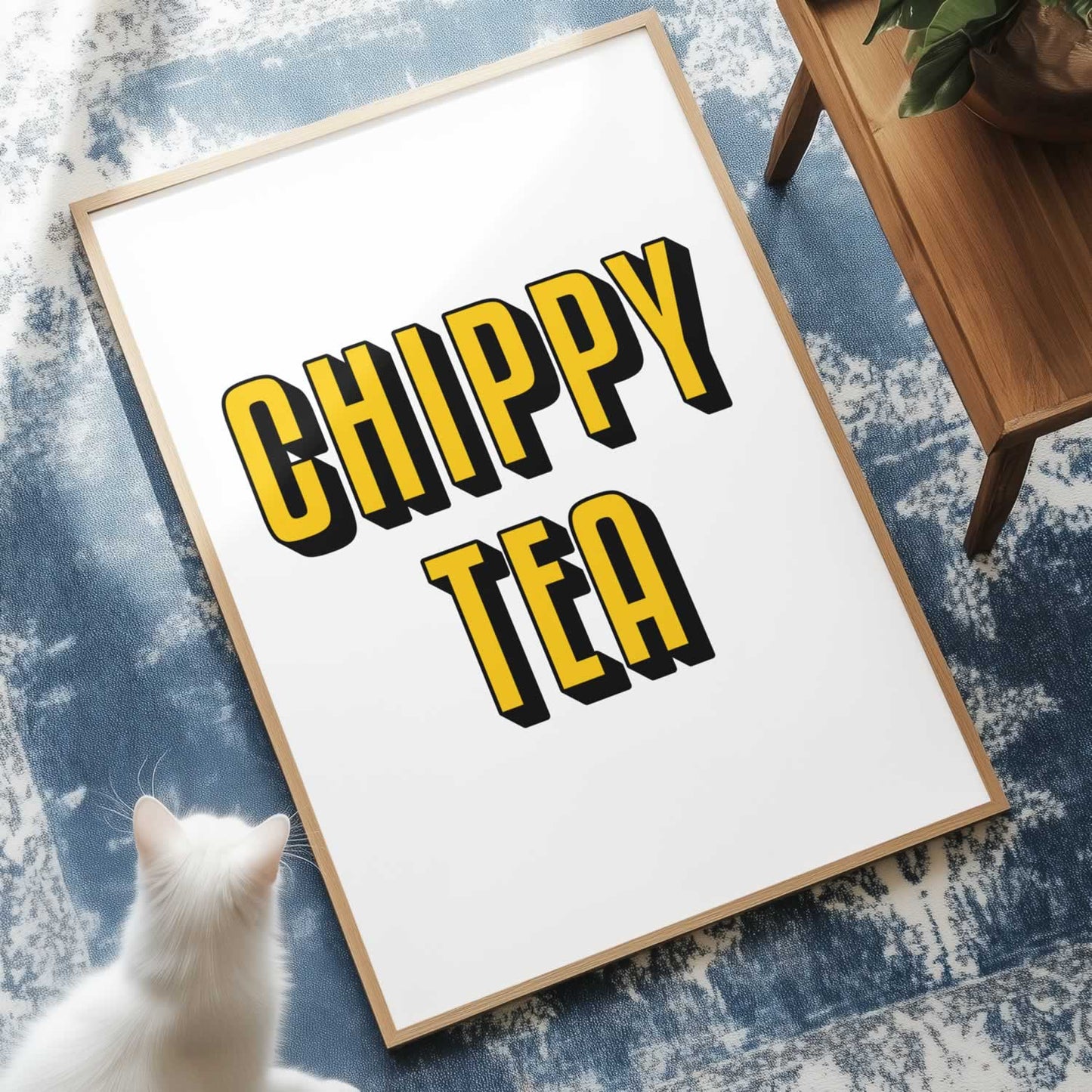 Chippy Tea Poster Print