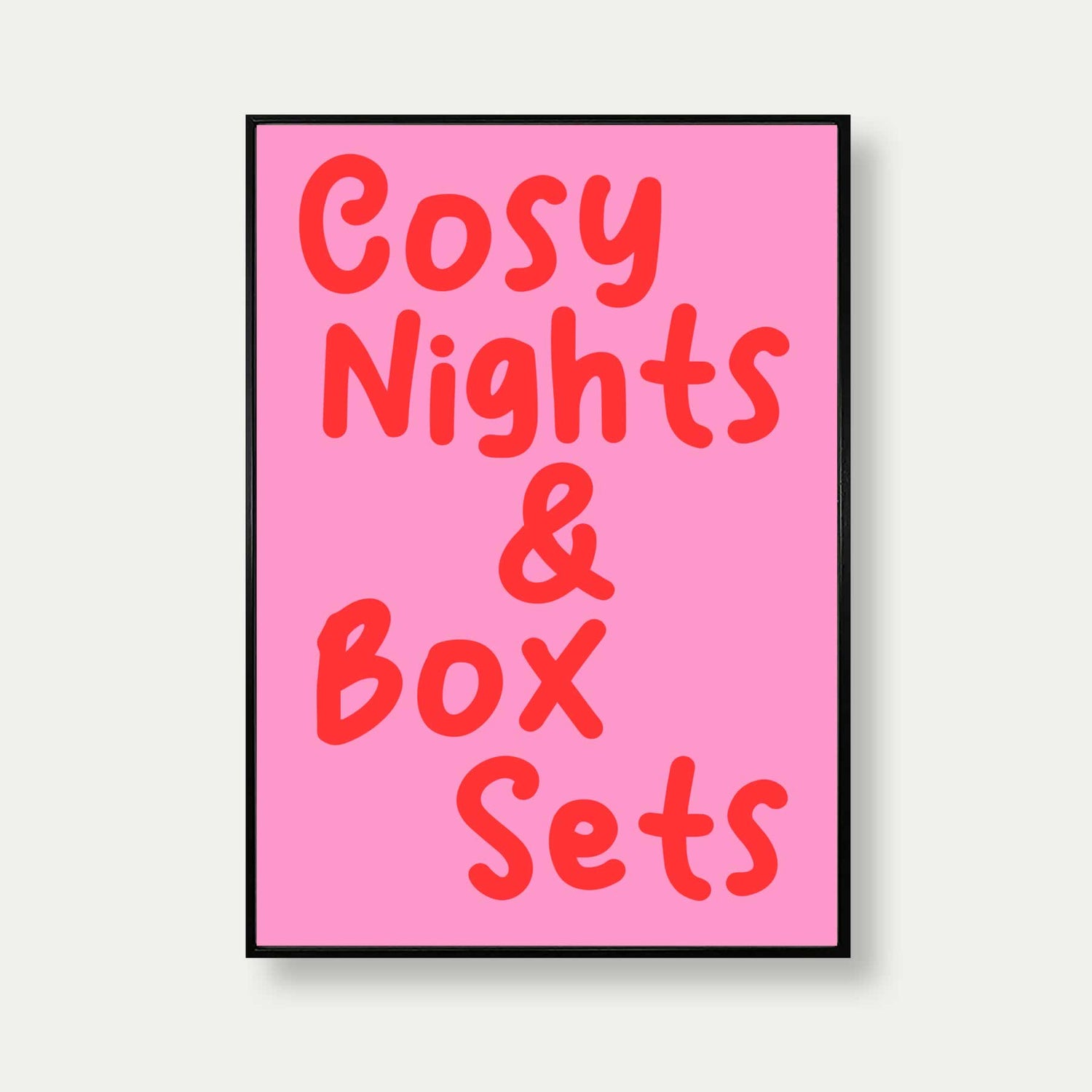 Cosy Nights And Box Sets Art Print