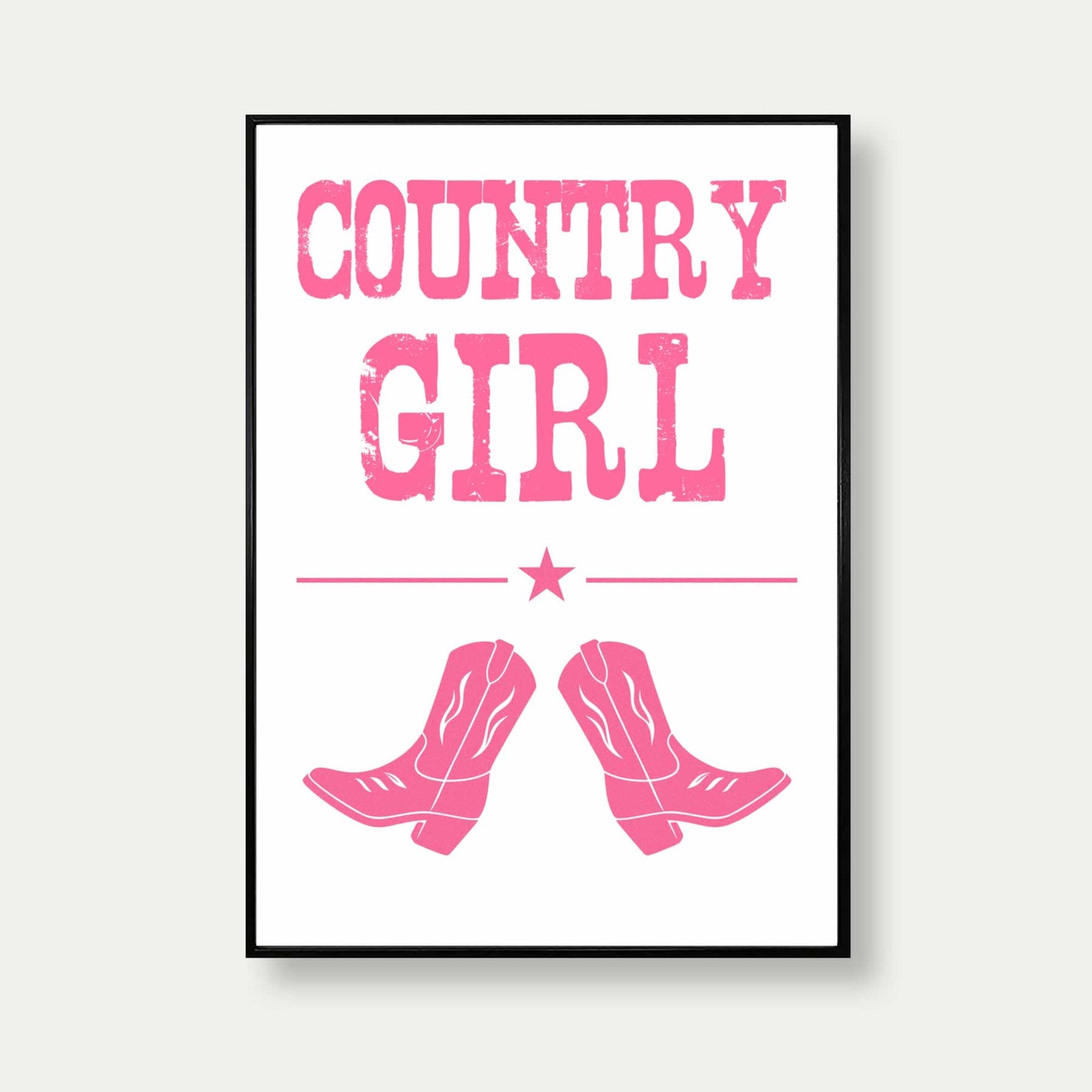Country Girl Art Print