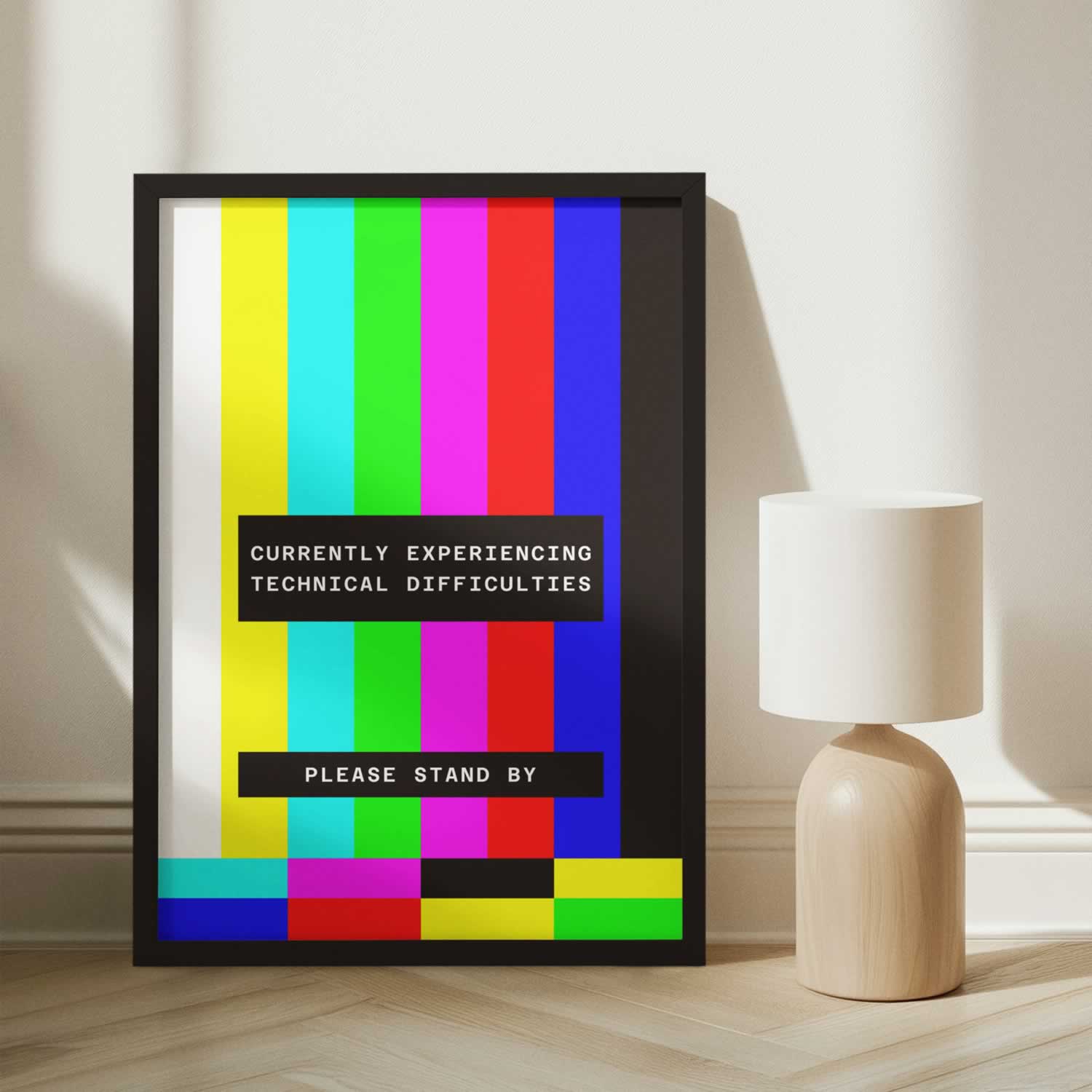 Currently Experiencing Technical Difficulties Wall Art