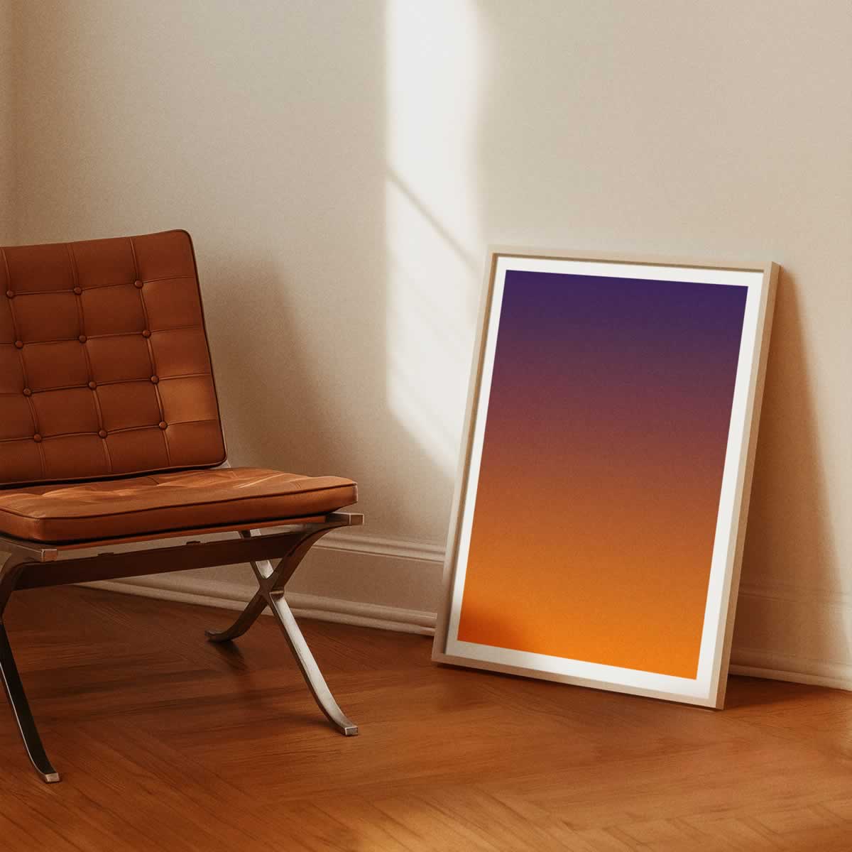 Dusk Gradient Colours Wall Art