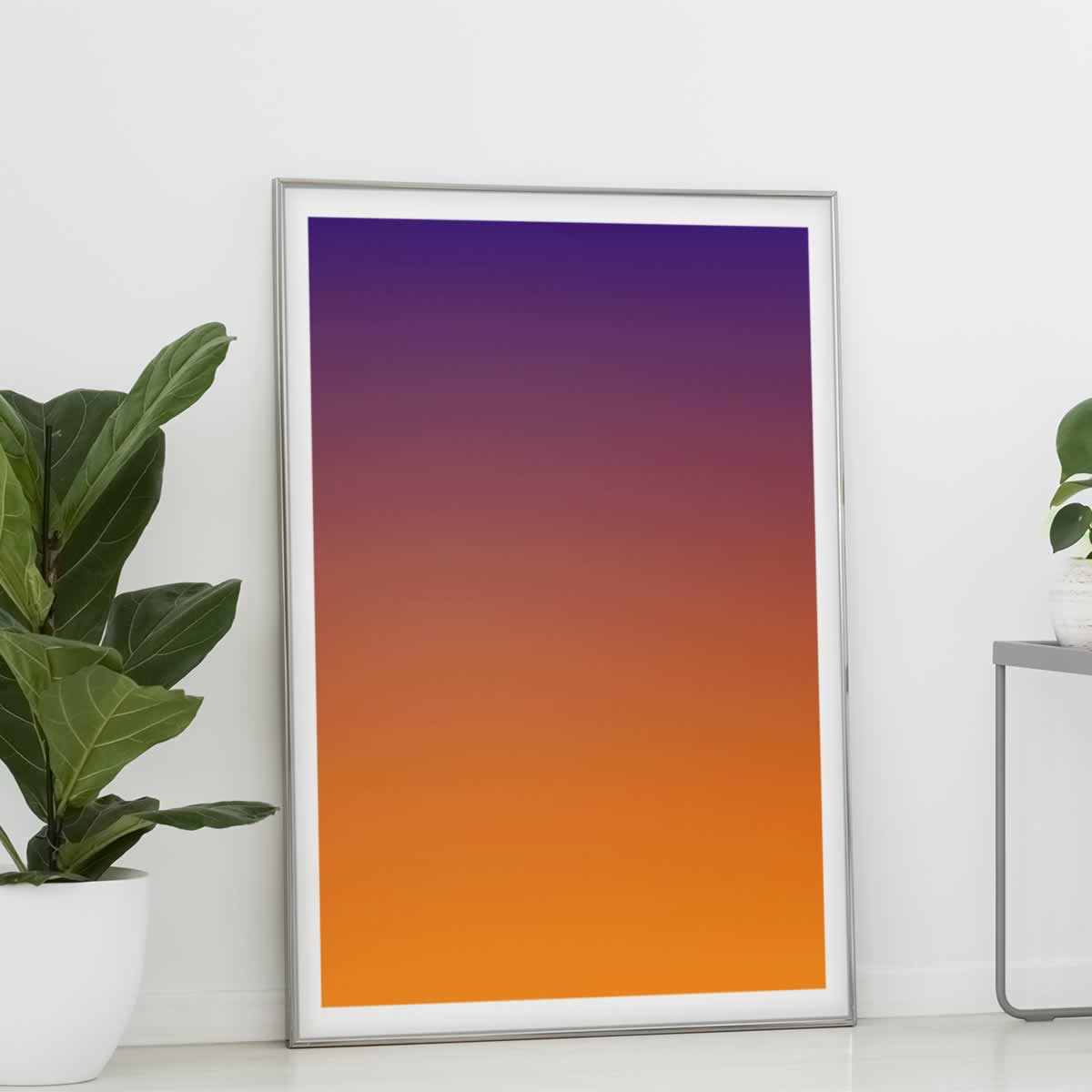 Purple To Orange Gradient Poster