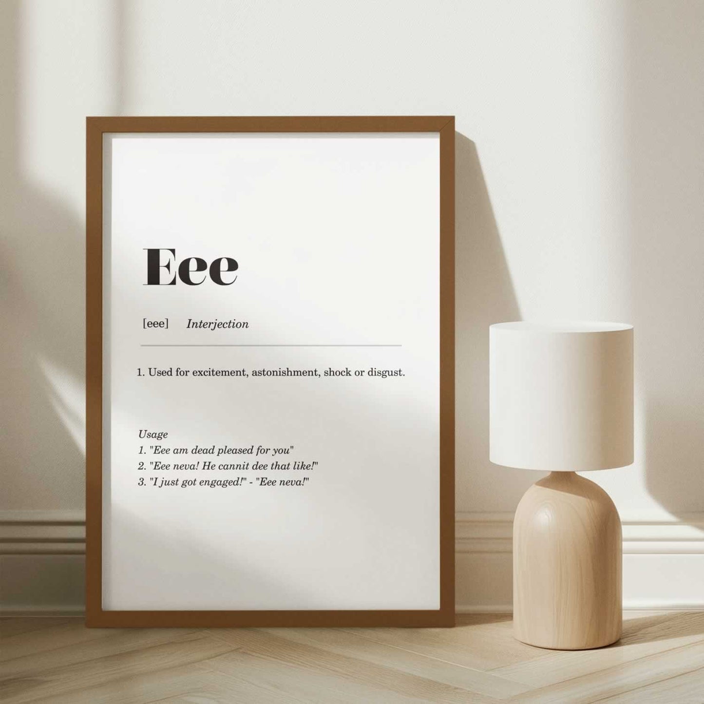 Eee Geordie Definition Wall Art