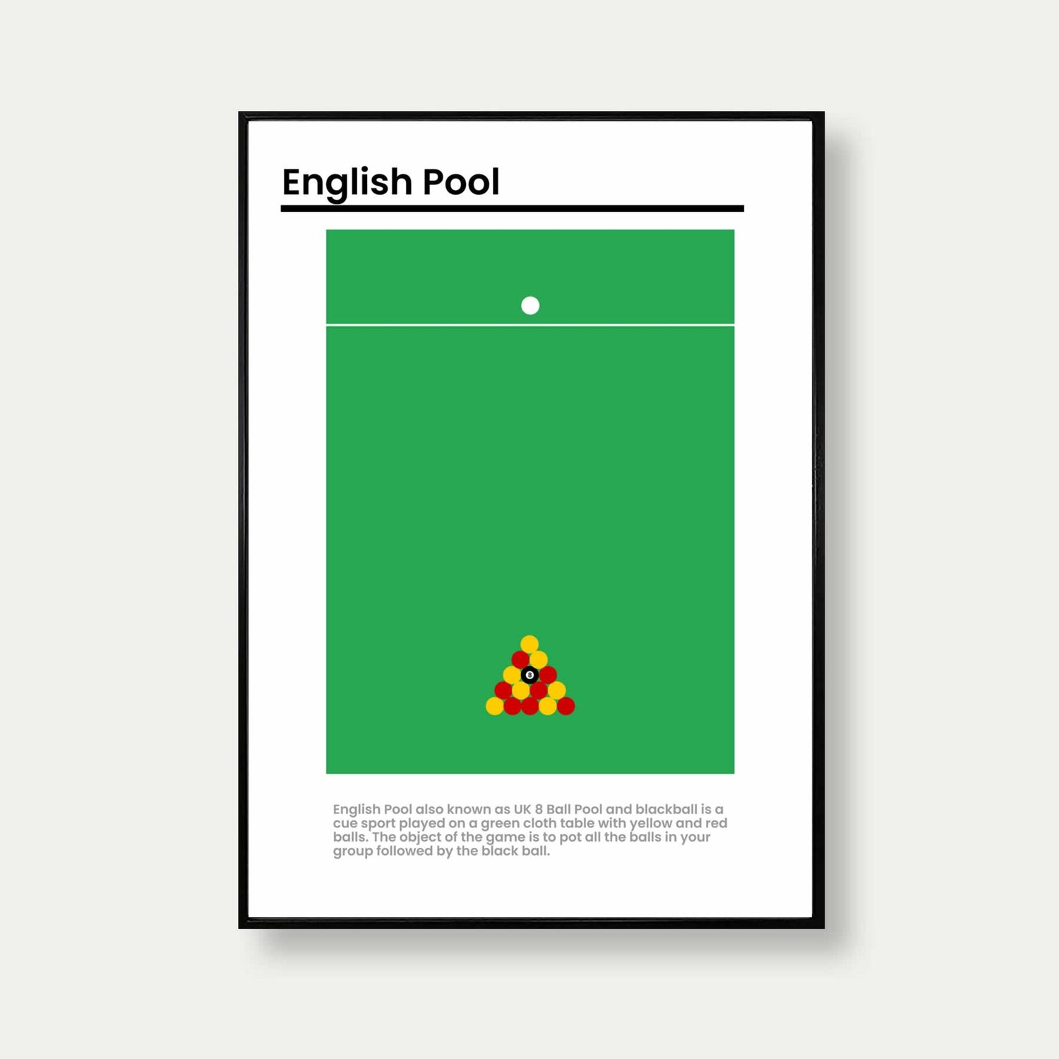 English Pool Art Print