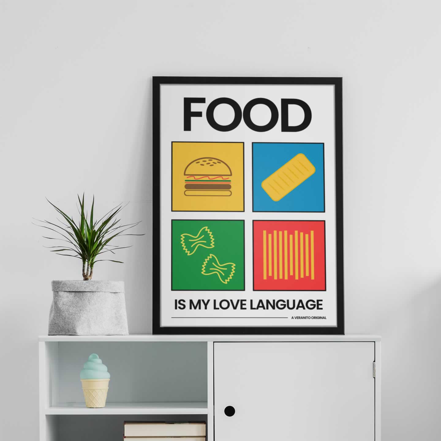Food Is My Love Language Print