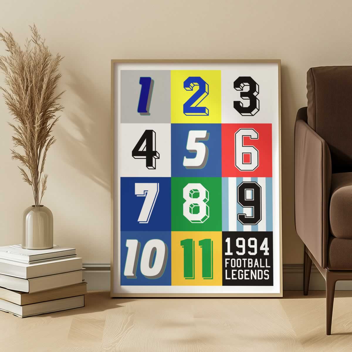 Football Legends 1994 Poster For The Wall