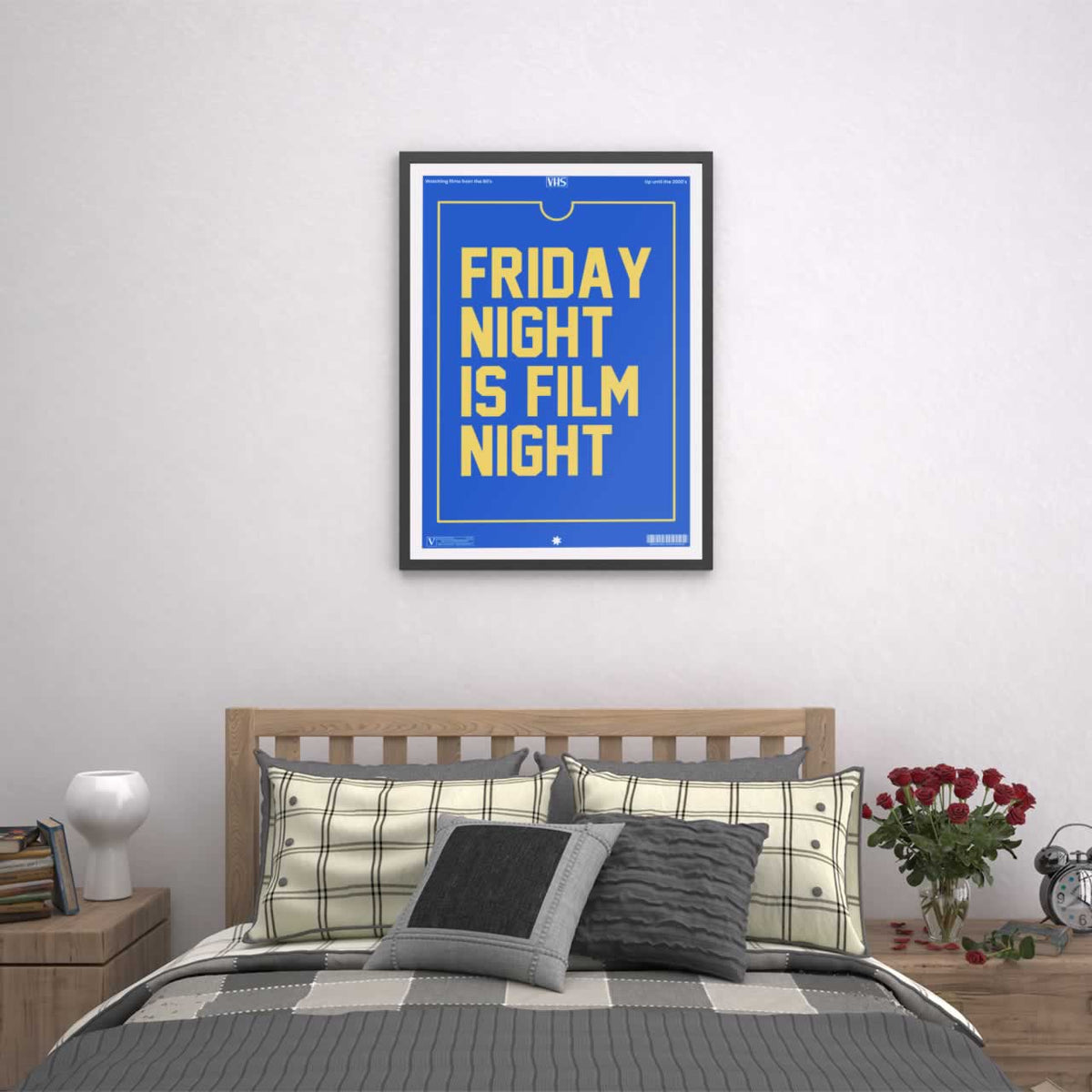 Friday Night Is Film Night Print For The Bedroom