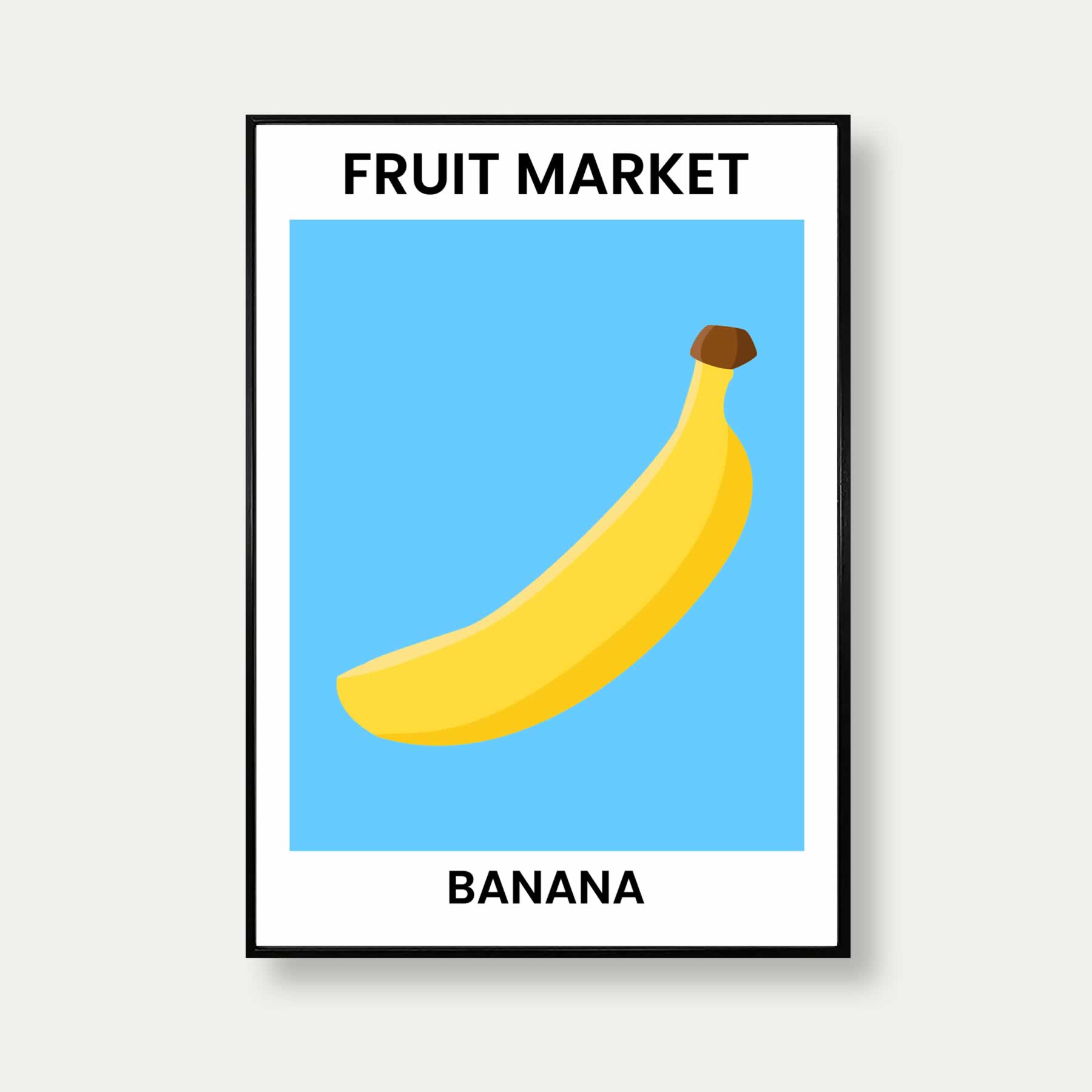 Fruit Market Banana Print