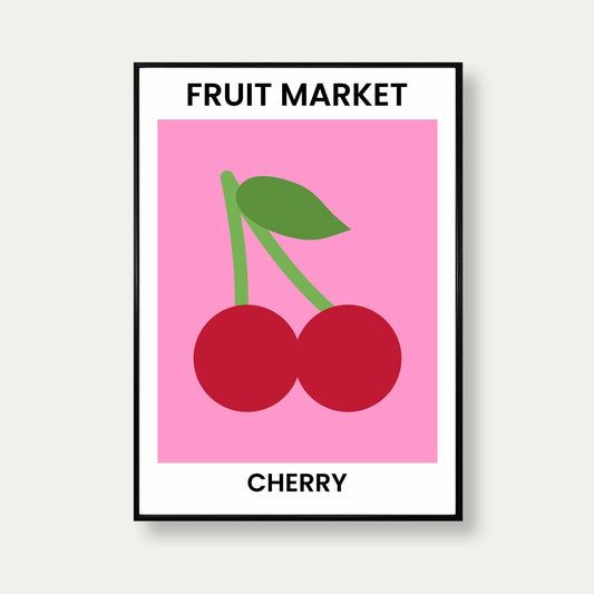 Fruit Market Cherry Print