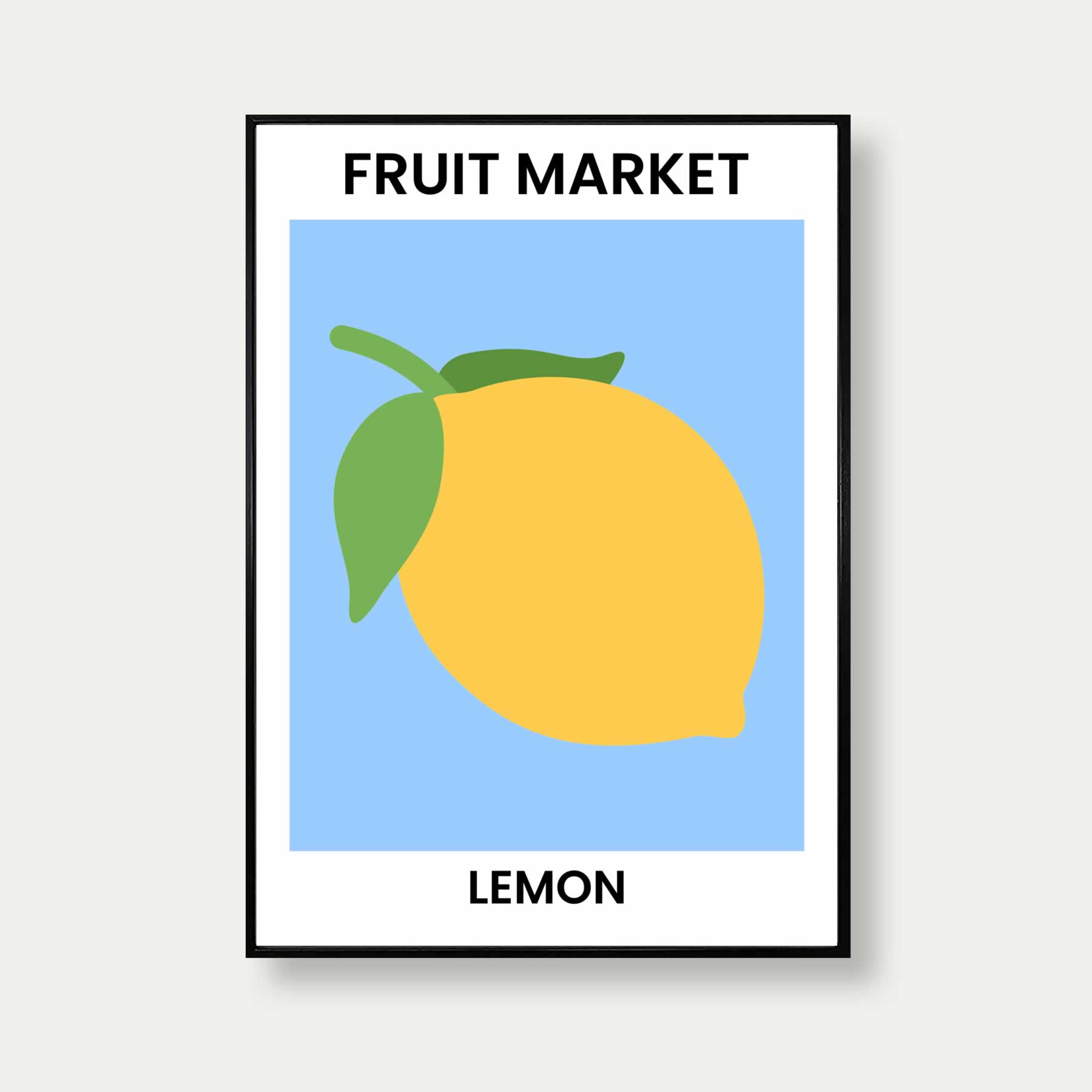 Fruit Market Lemon Print