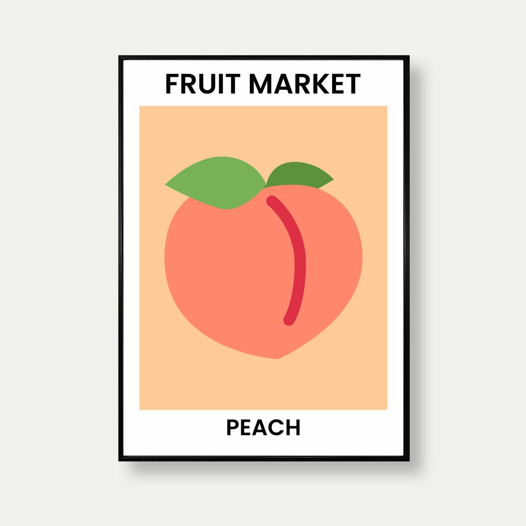 Fruit Market Peach Print
