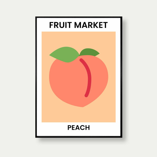 Fruit Market Peach Print