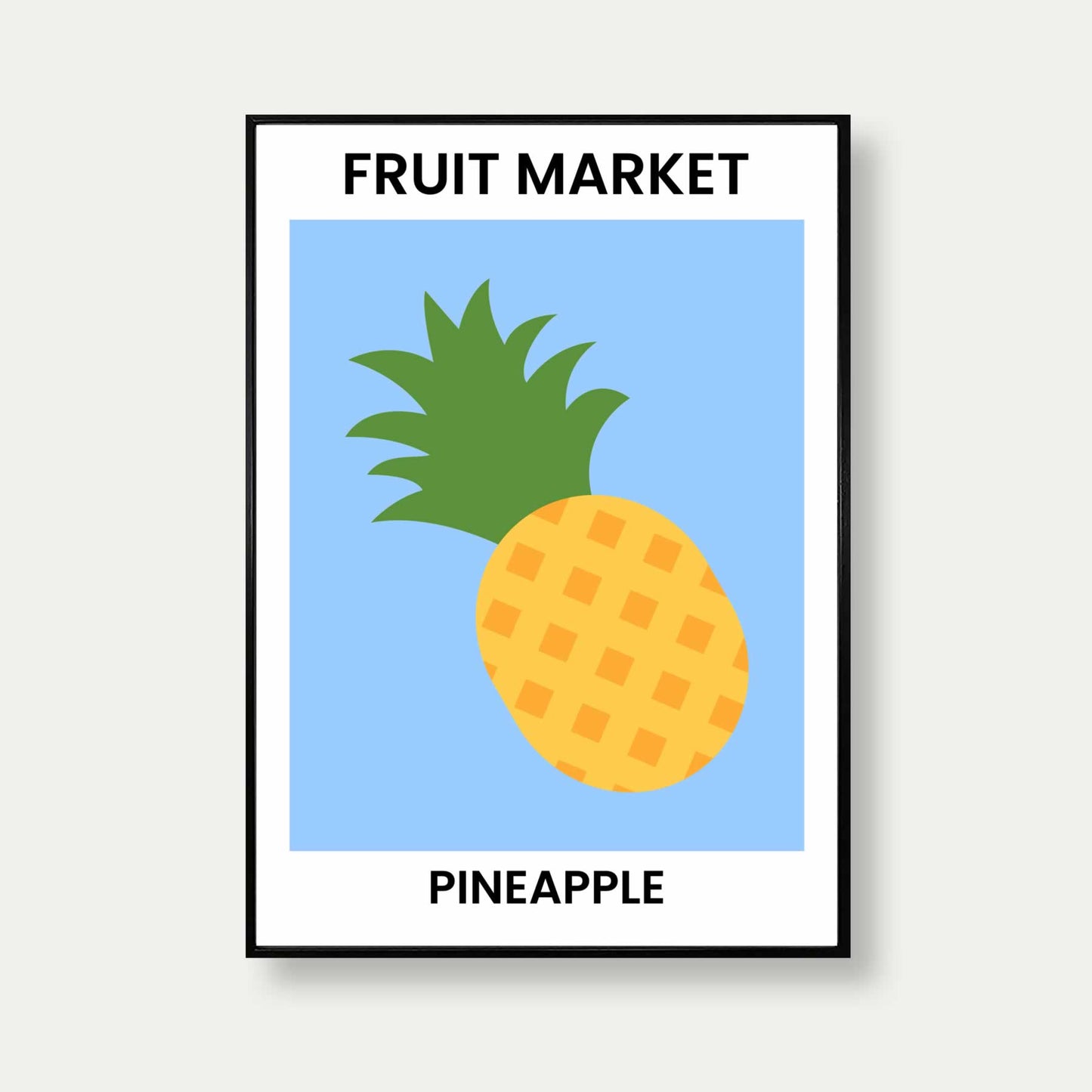 Fruit Market Pineapple Print