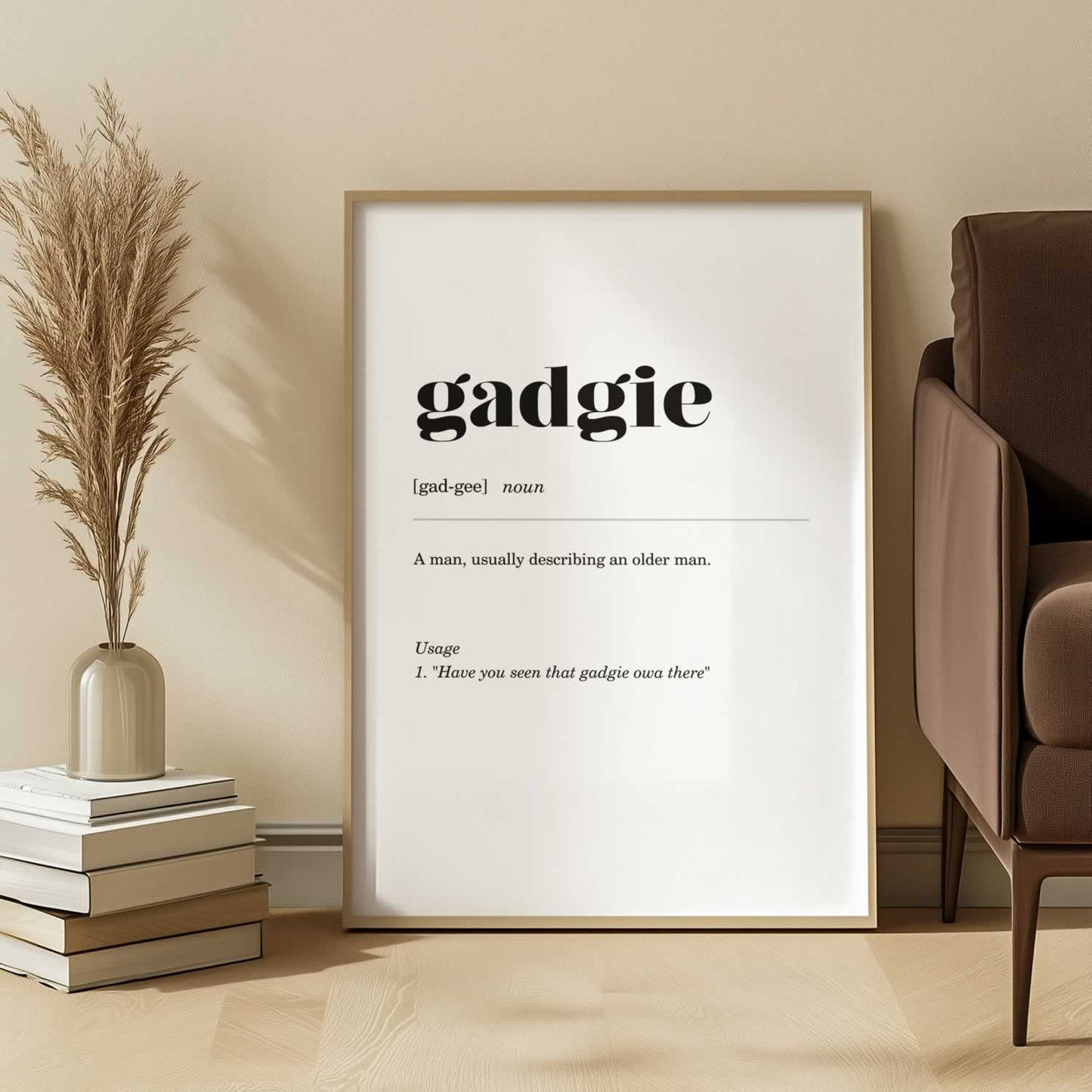 Gadgie Geordie Definition Poster
