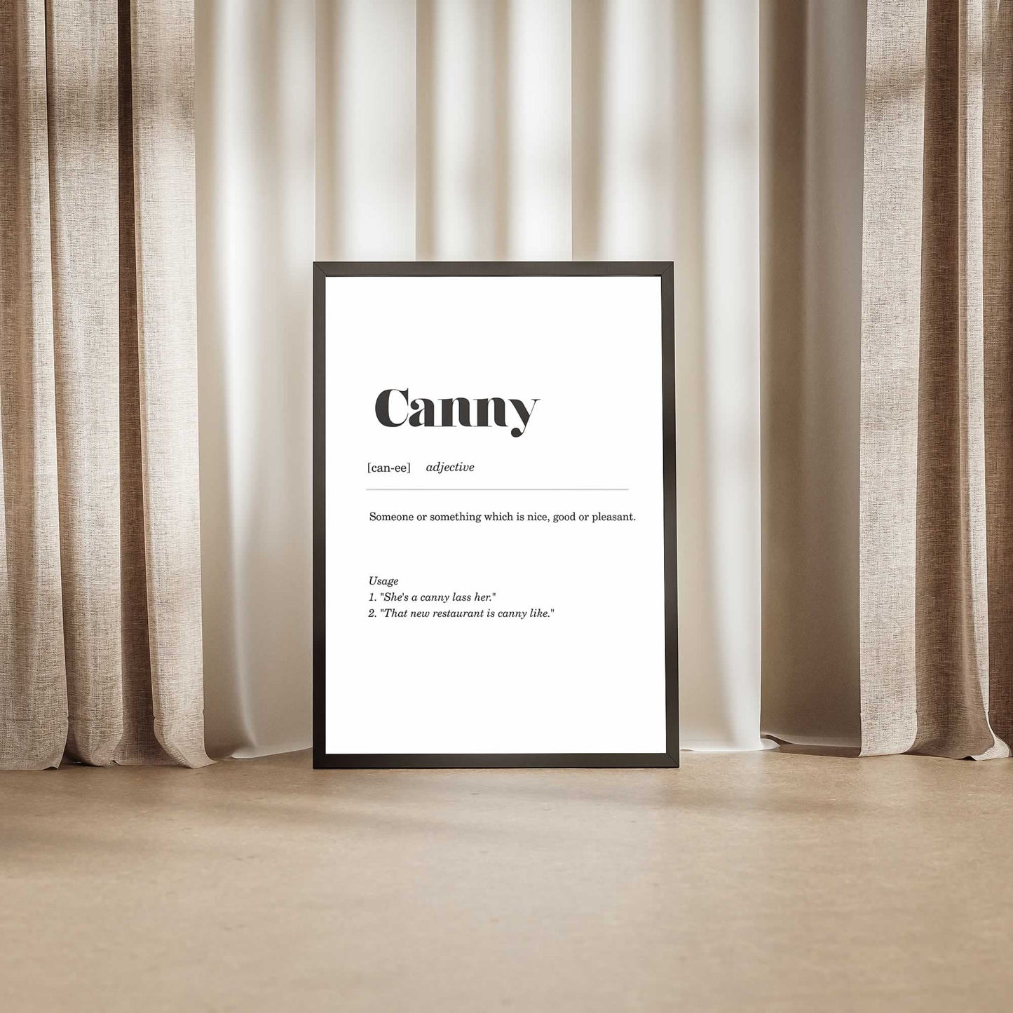 Canny Definition Wall Art
