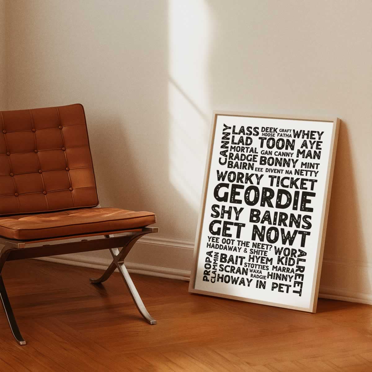 Geordie Prints And Geordie Dialect Wall Art