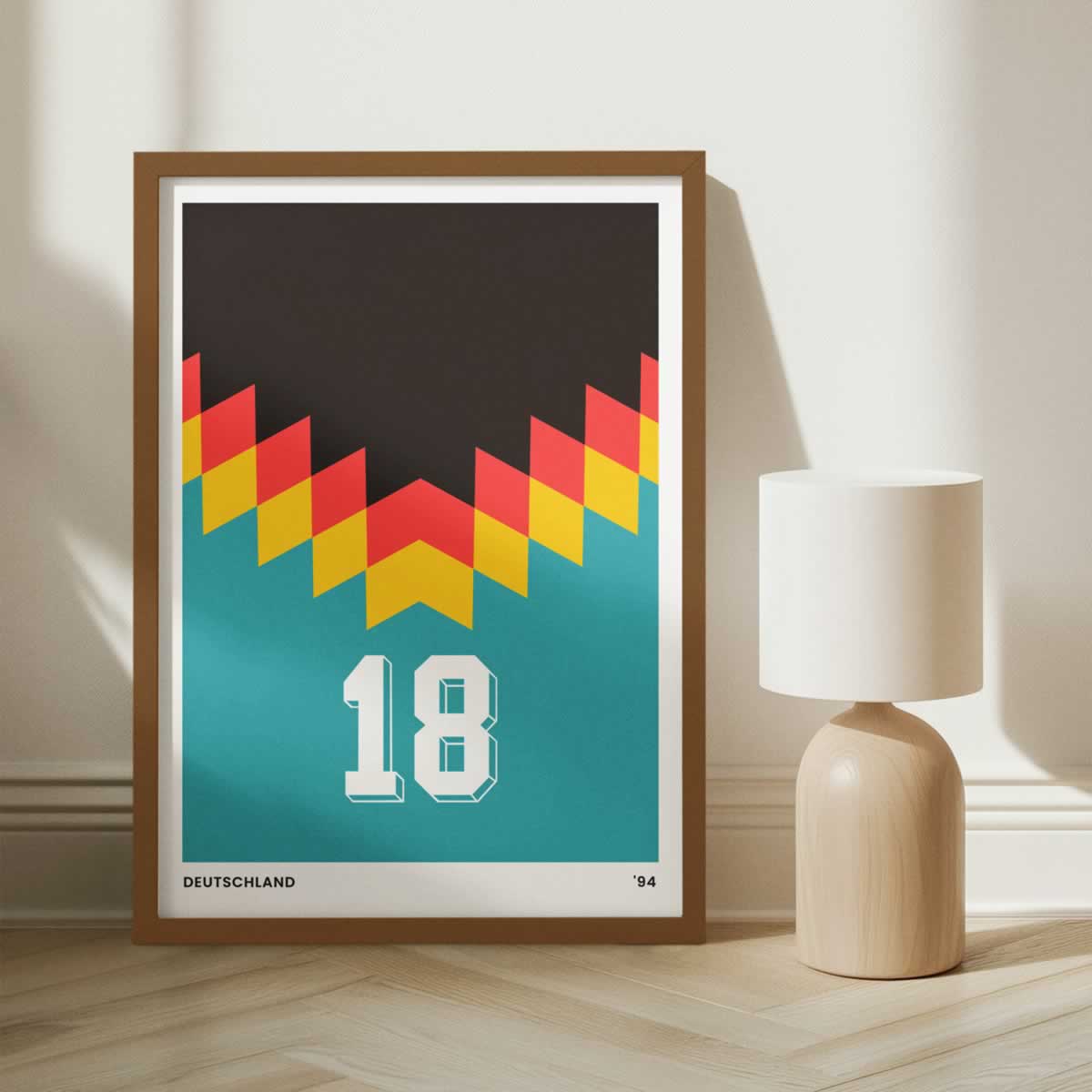 Germany 94 Retro Football Poster For The Wall