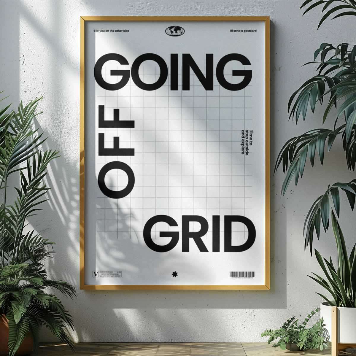 Going Off Grid Wall Art Print For The Living Room
