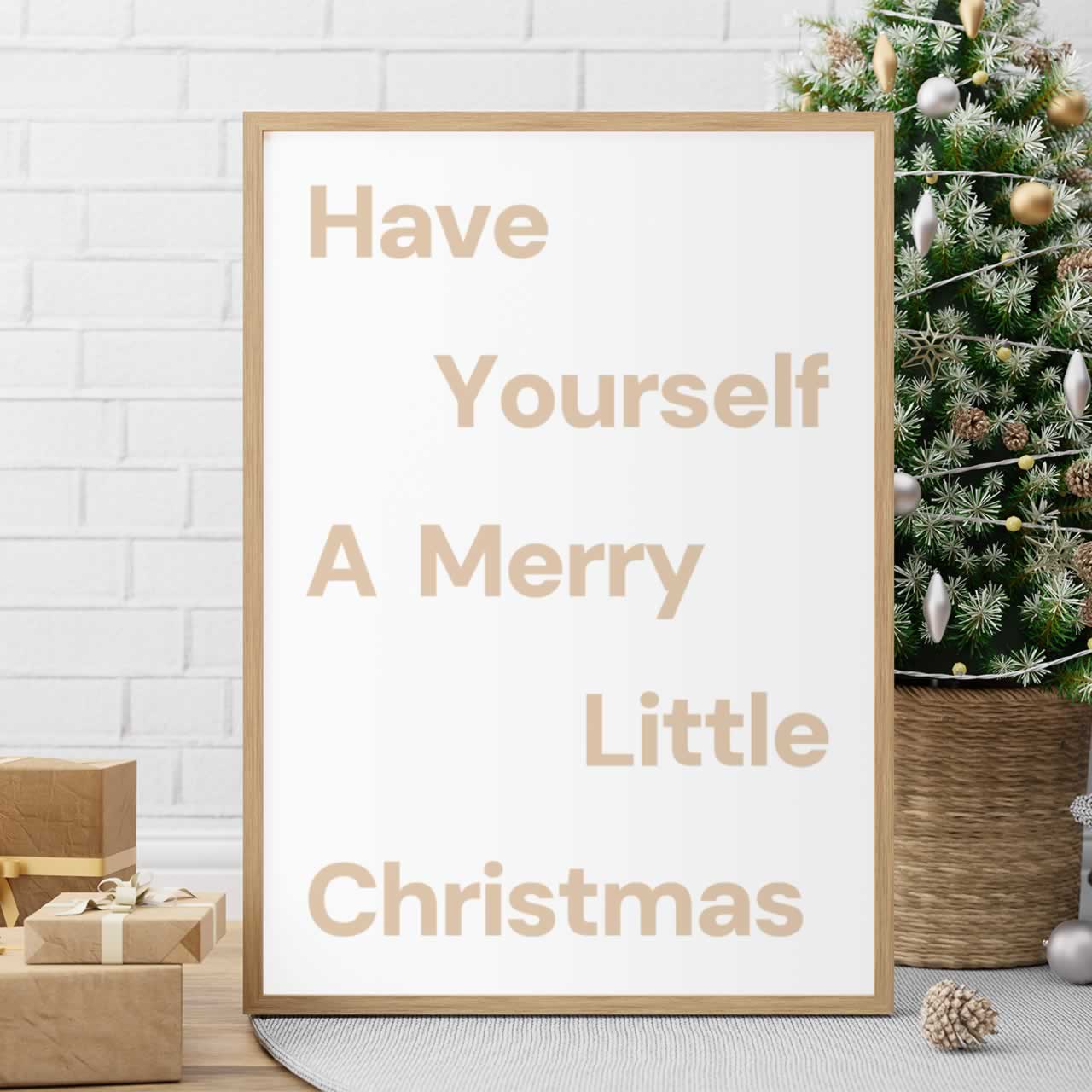 Have Yourself A Merry Little Christmas Wall Art