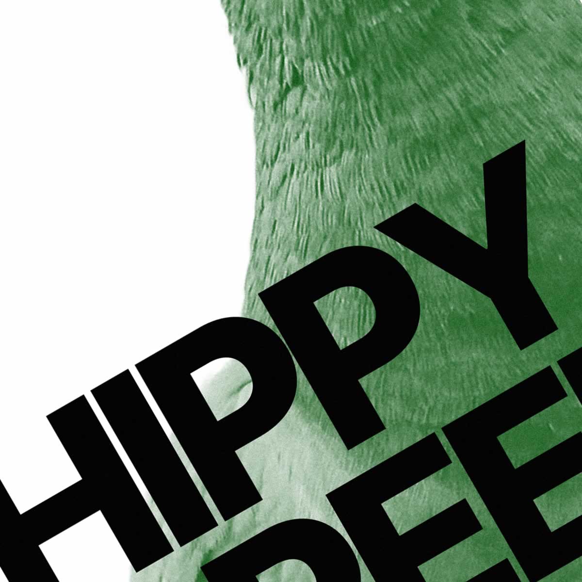 Hippy Green Newcastle Print Close Up