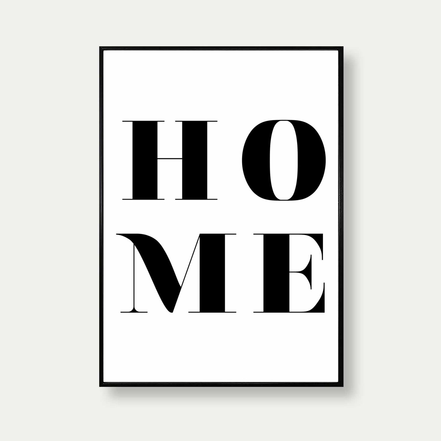 Home Fancy Black And White Quote Print