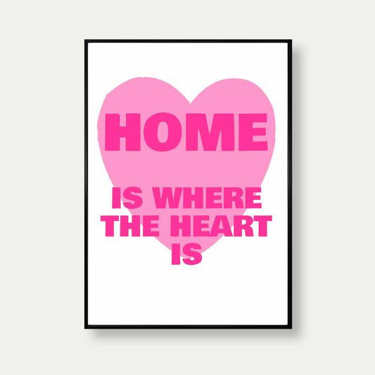 Home Is Where The Heart Is Art Print