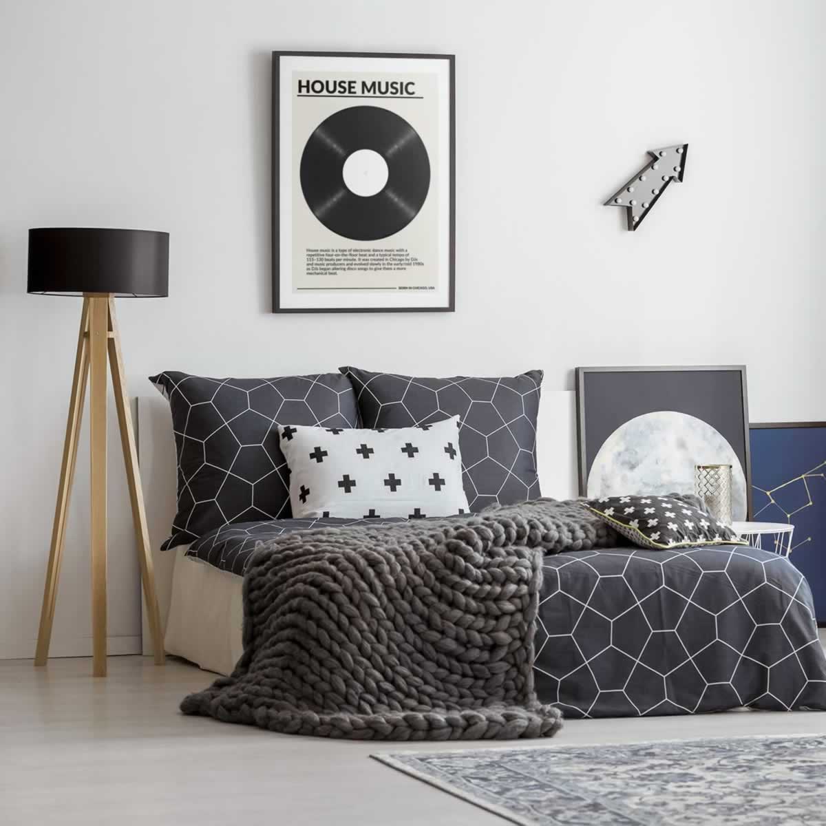 House Music Vinyl Print For Your Room