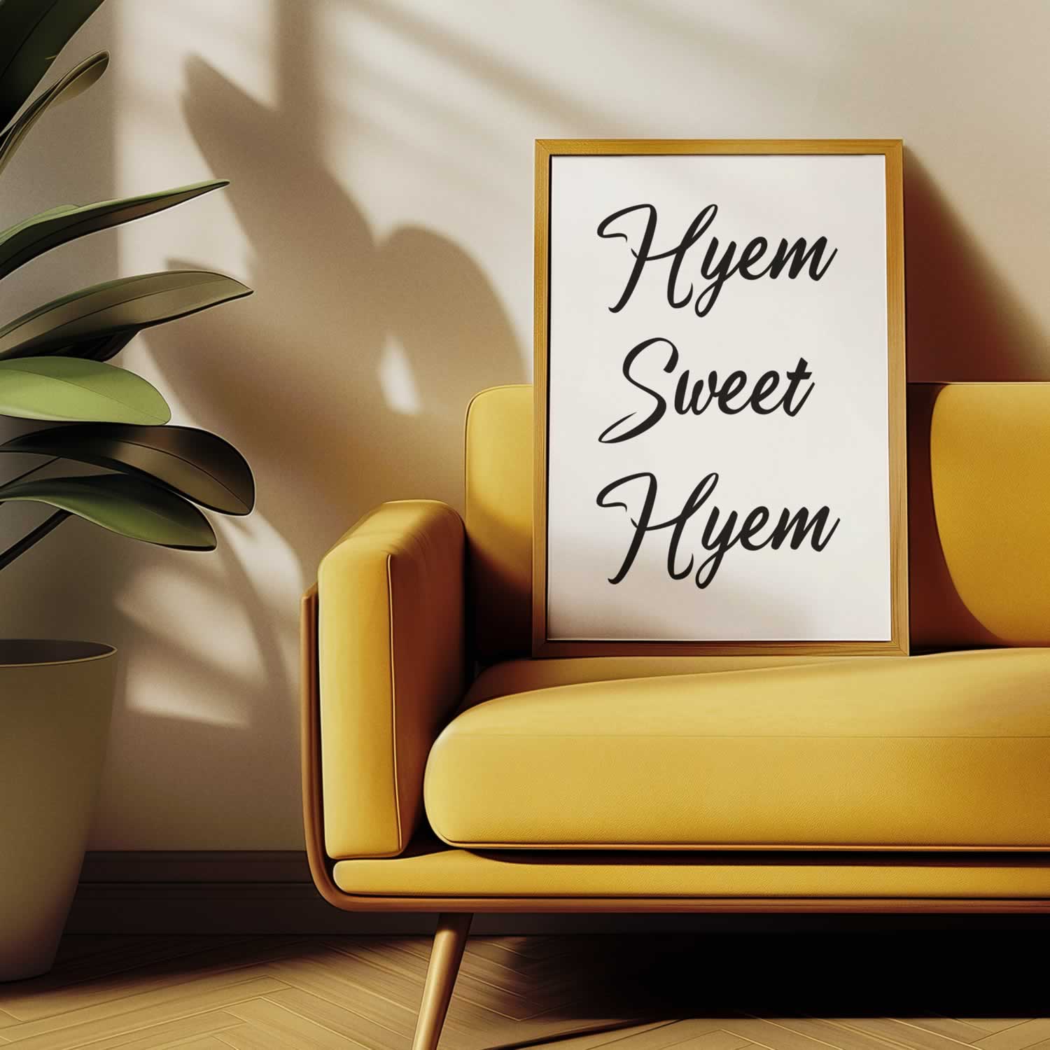 Hyem Sweet Hyem Newcastle Art Print