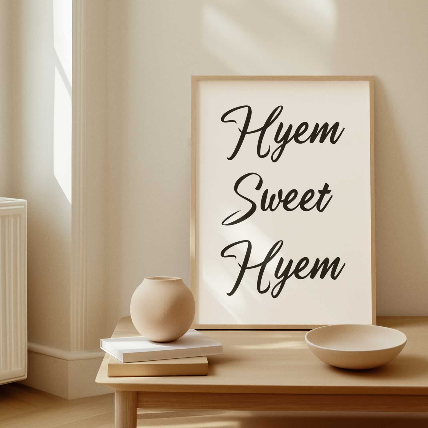 Hyem Sweet Hyem Newcastle Artwork