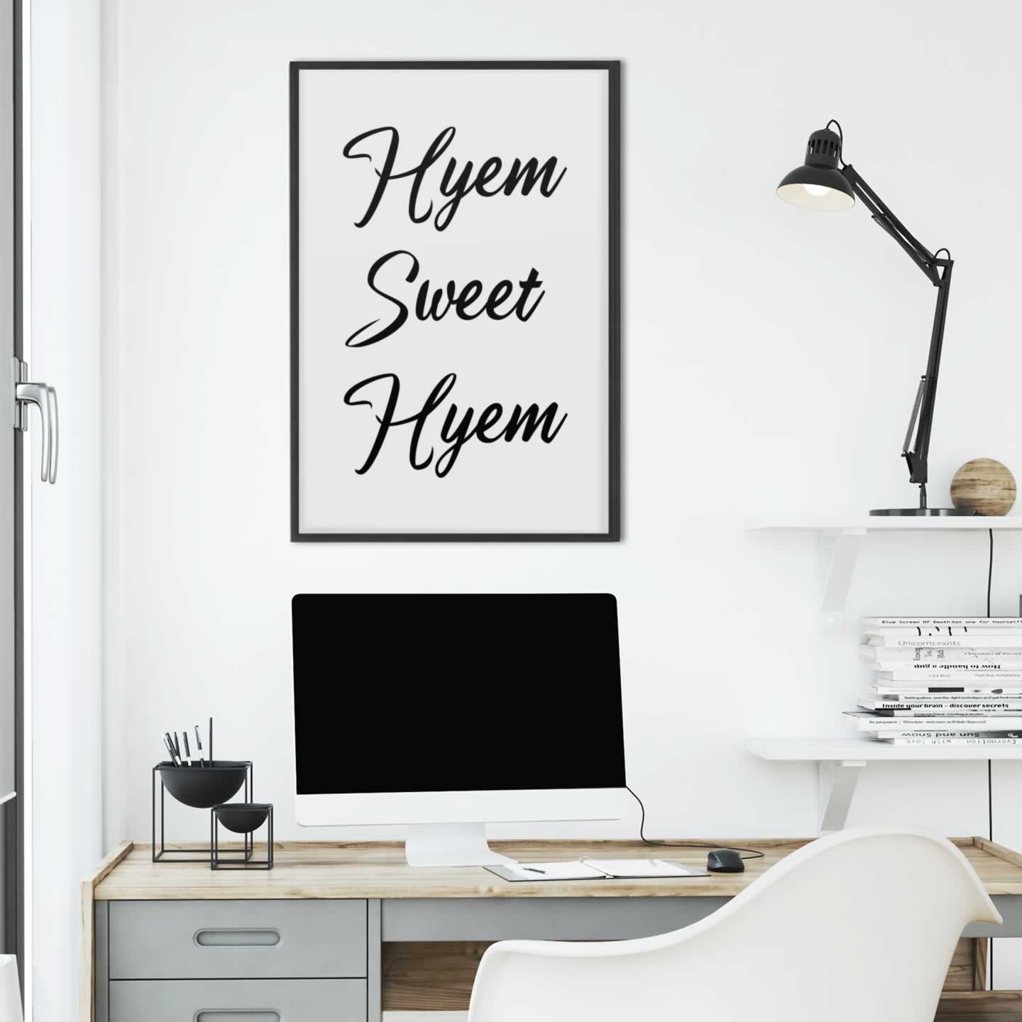 Hyem Sweet Hyem Geordie Print For House