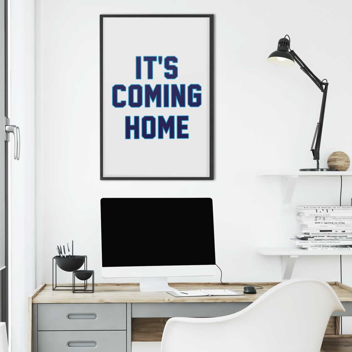 It's Coming Home Football Poster