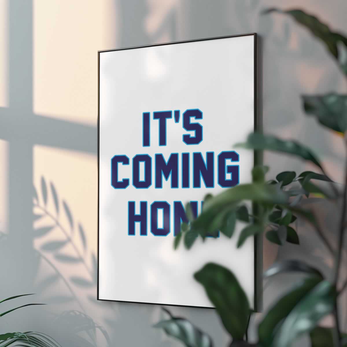It's Coming Home Football Wall Art