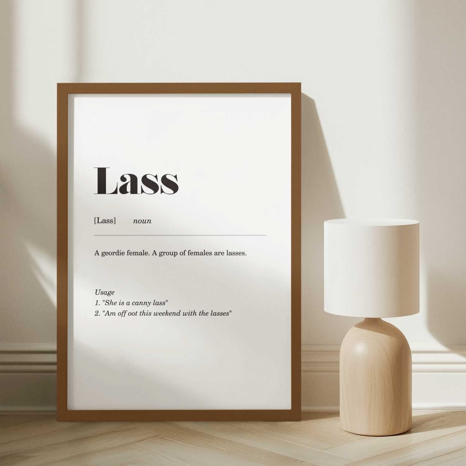 Lass Geordie Definition Slang Print