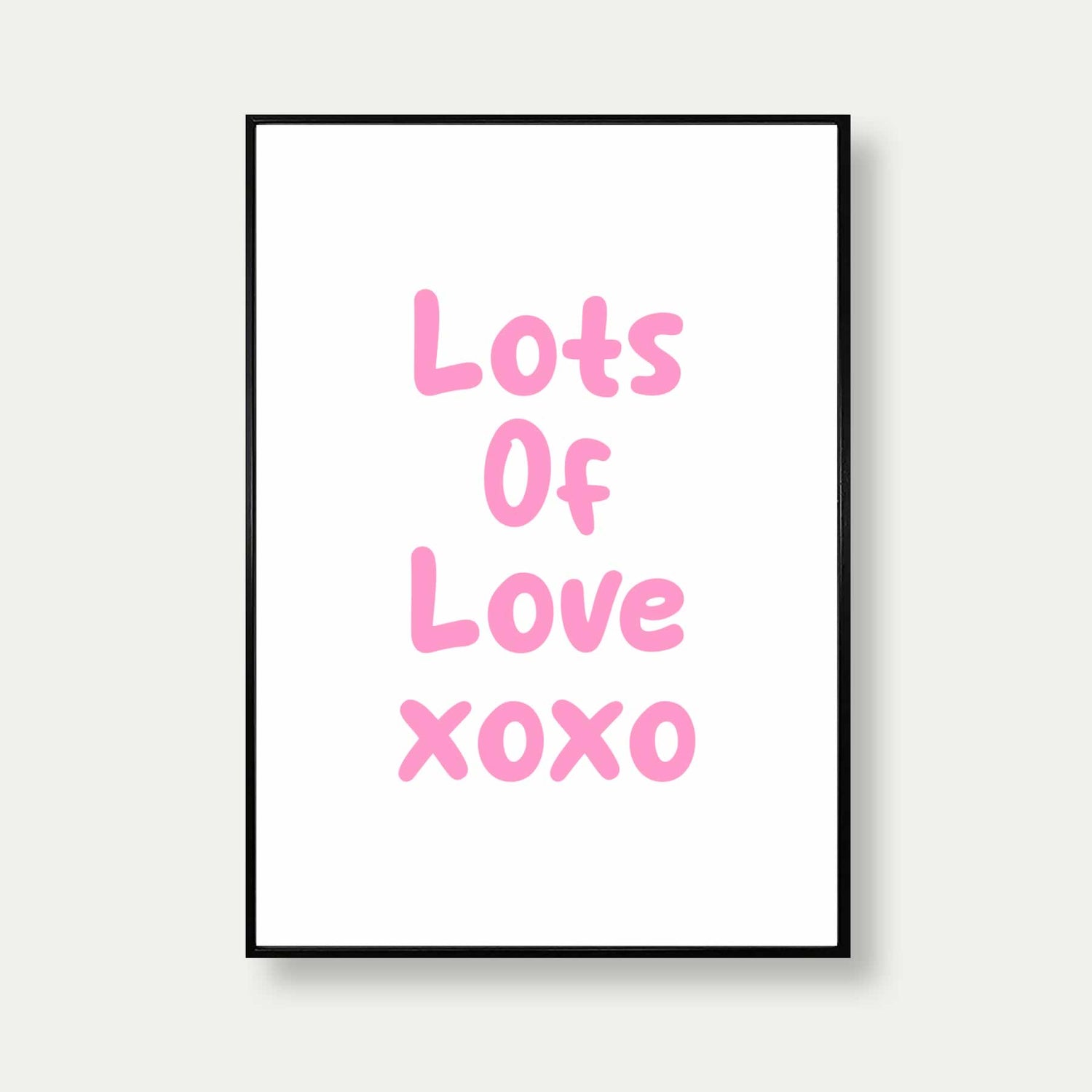 Lots Of Love Print In Pink